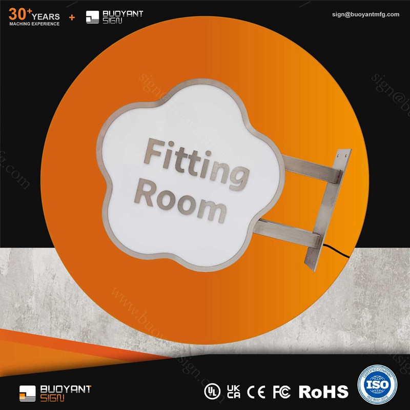 盛阳不锈钢，当金属标识标牌成为空间里的点睛之笔